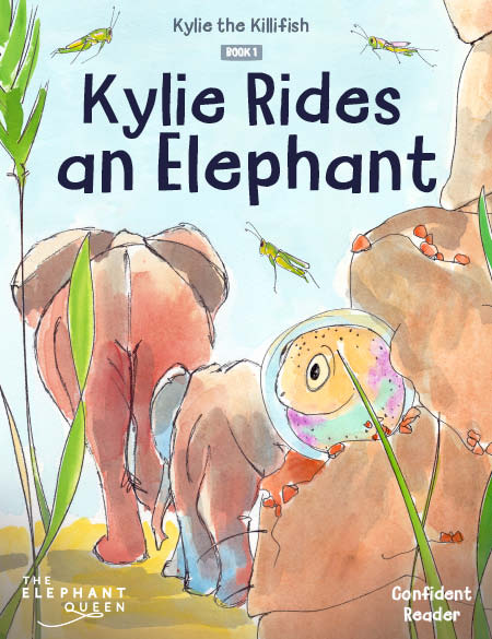 Kylie Rides an Elephant