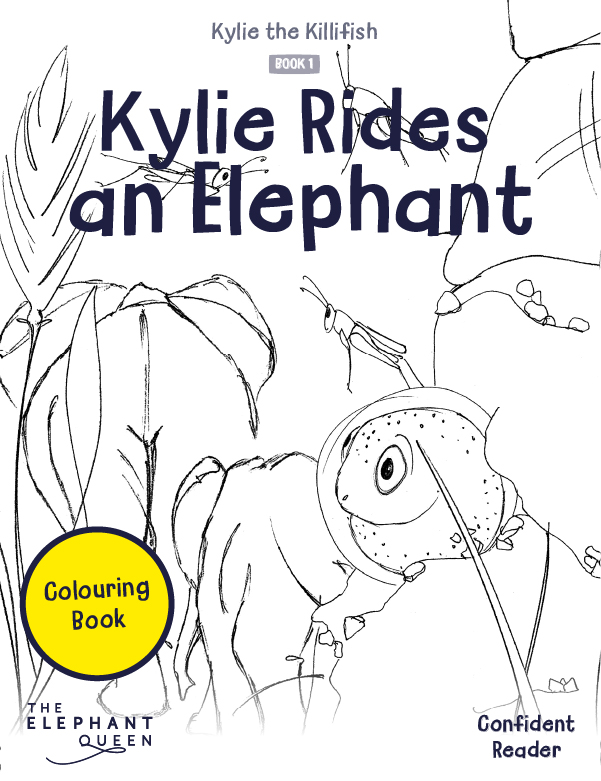 Kylie Rides an Elephant