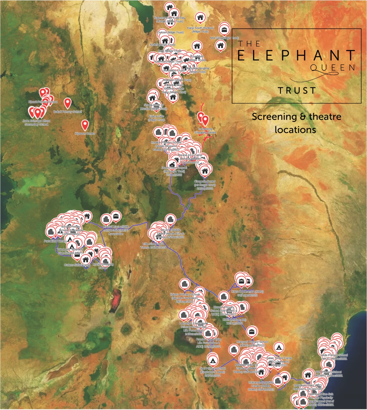 Outreach Screening Locations