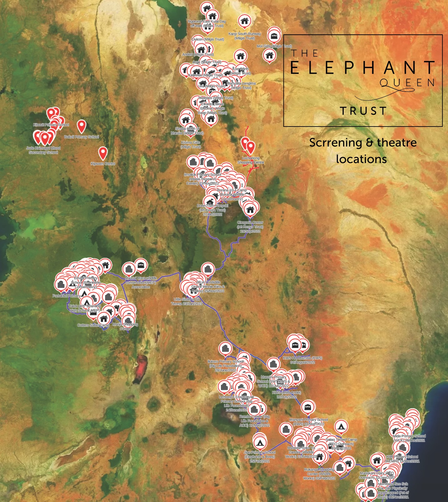 Outreach Screening Locations