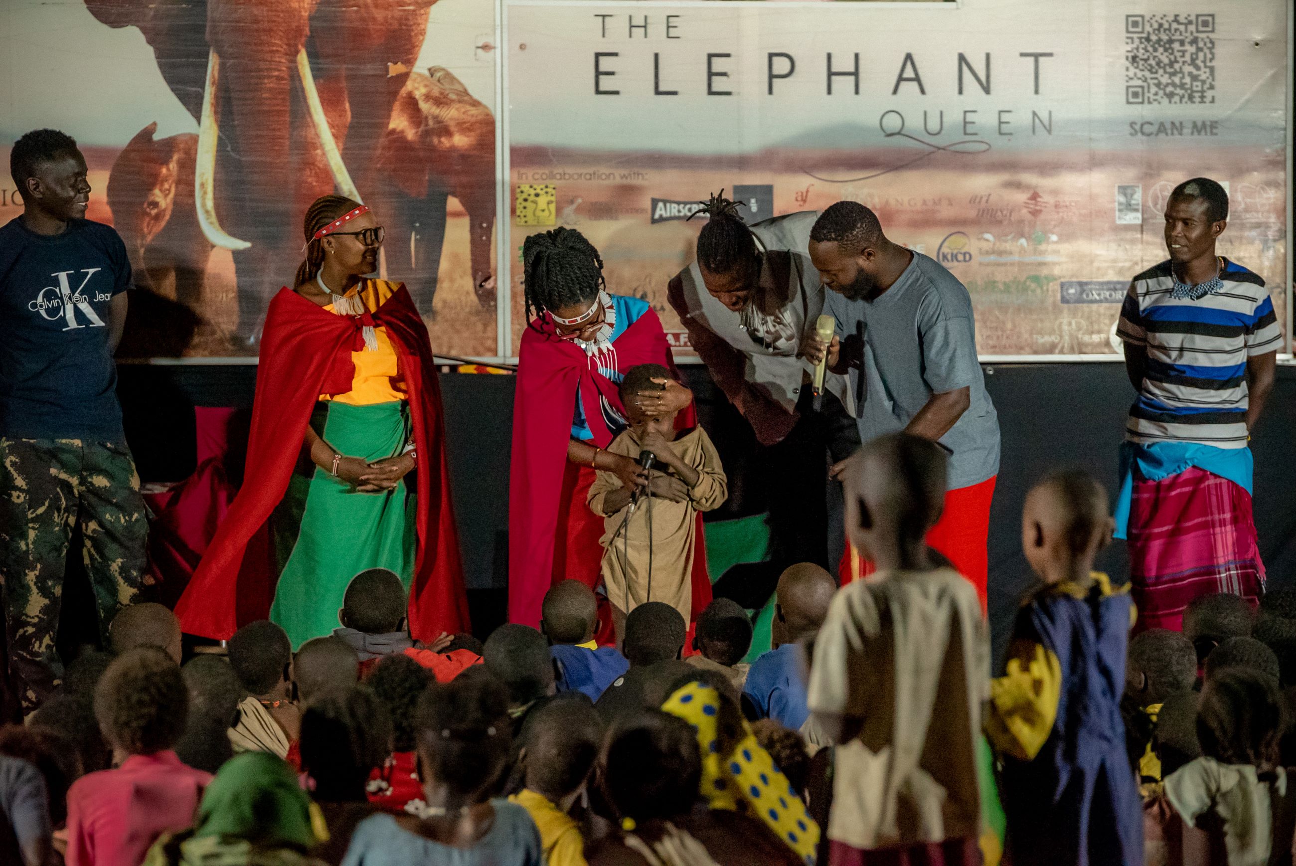 Community theatre in Ngurunit