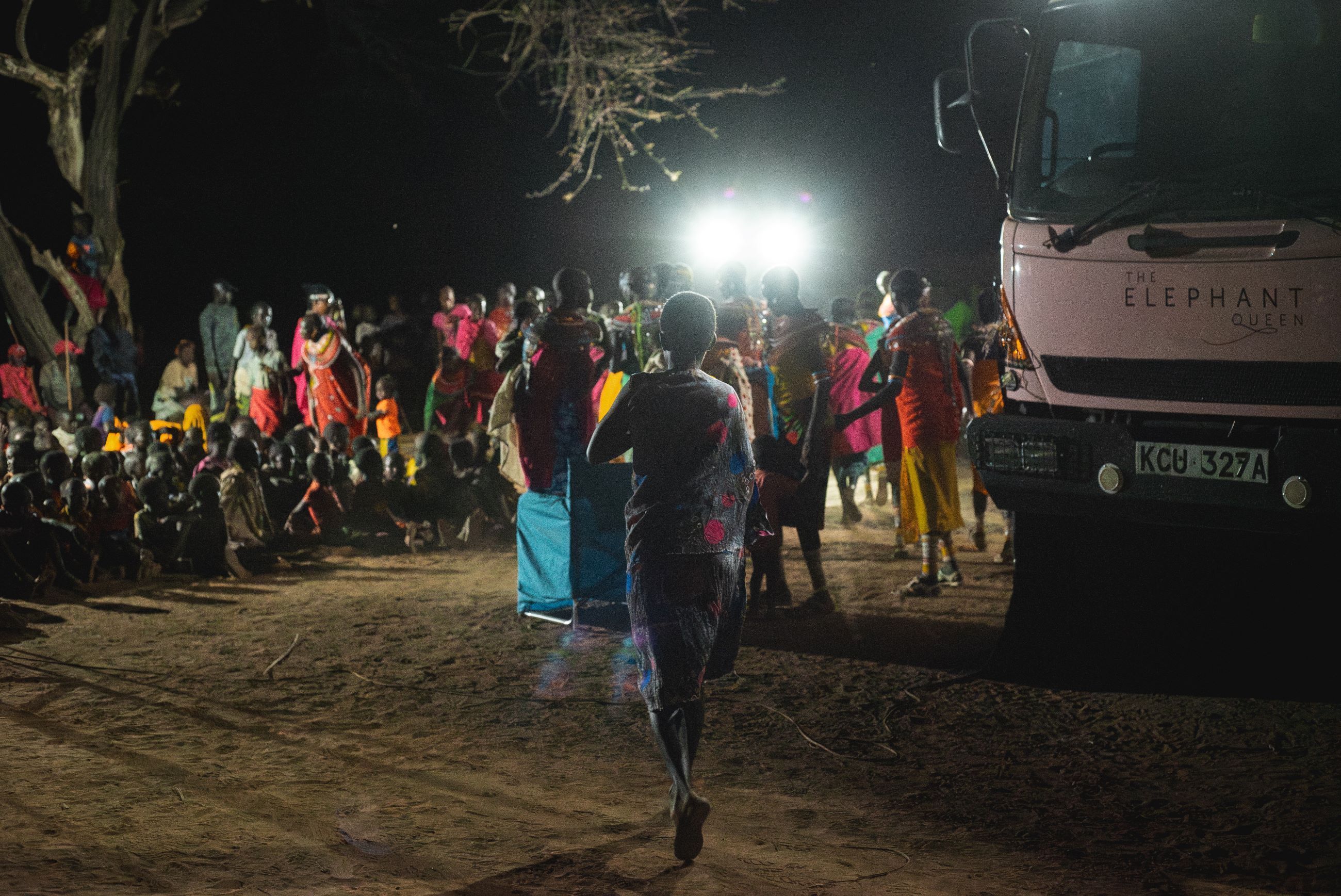 Community theatre in Sidai, Samburu