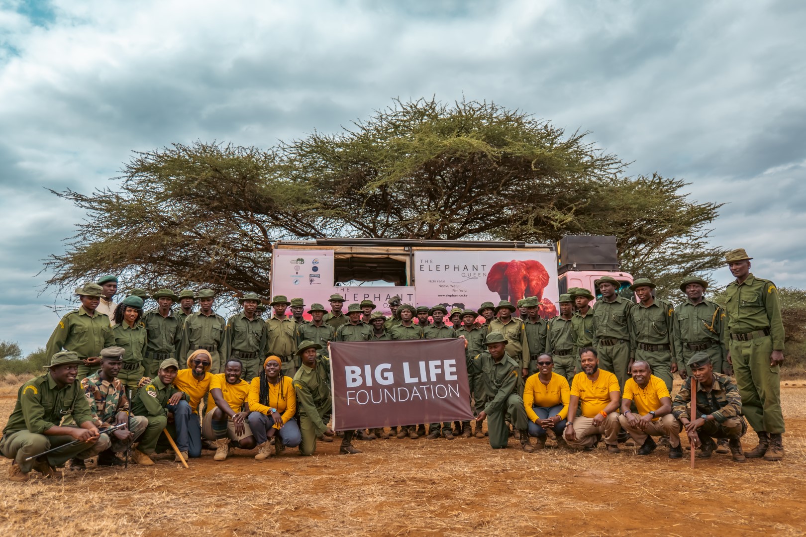 Outreach team with big life foundation rangers